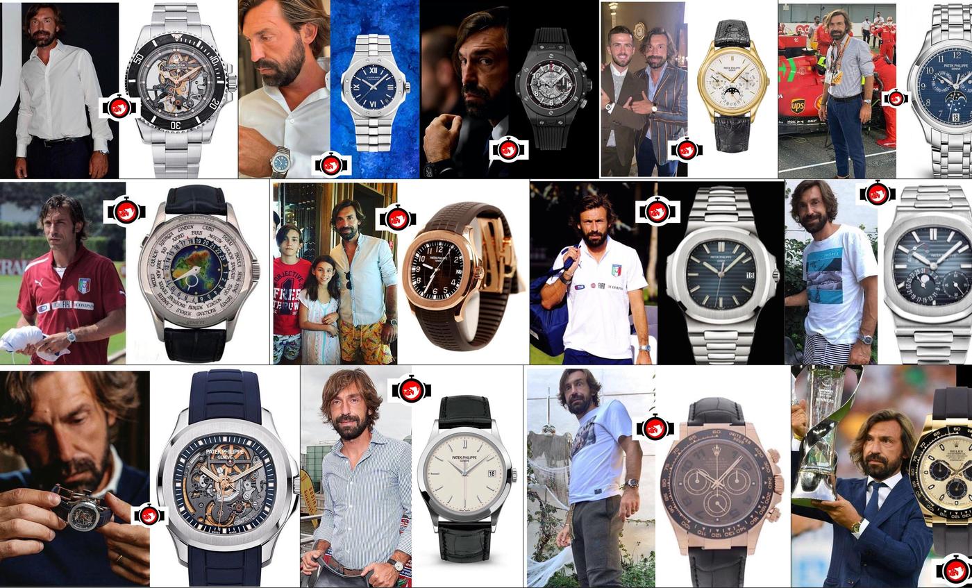Discovering the Impressive Watch Collection of Italian Legend Andrea Pirlo